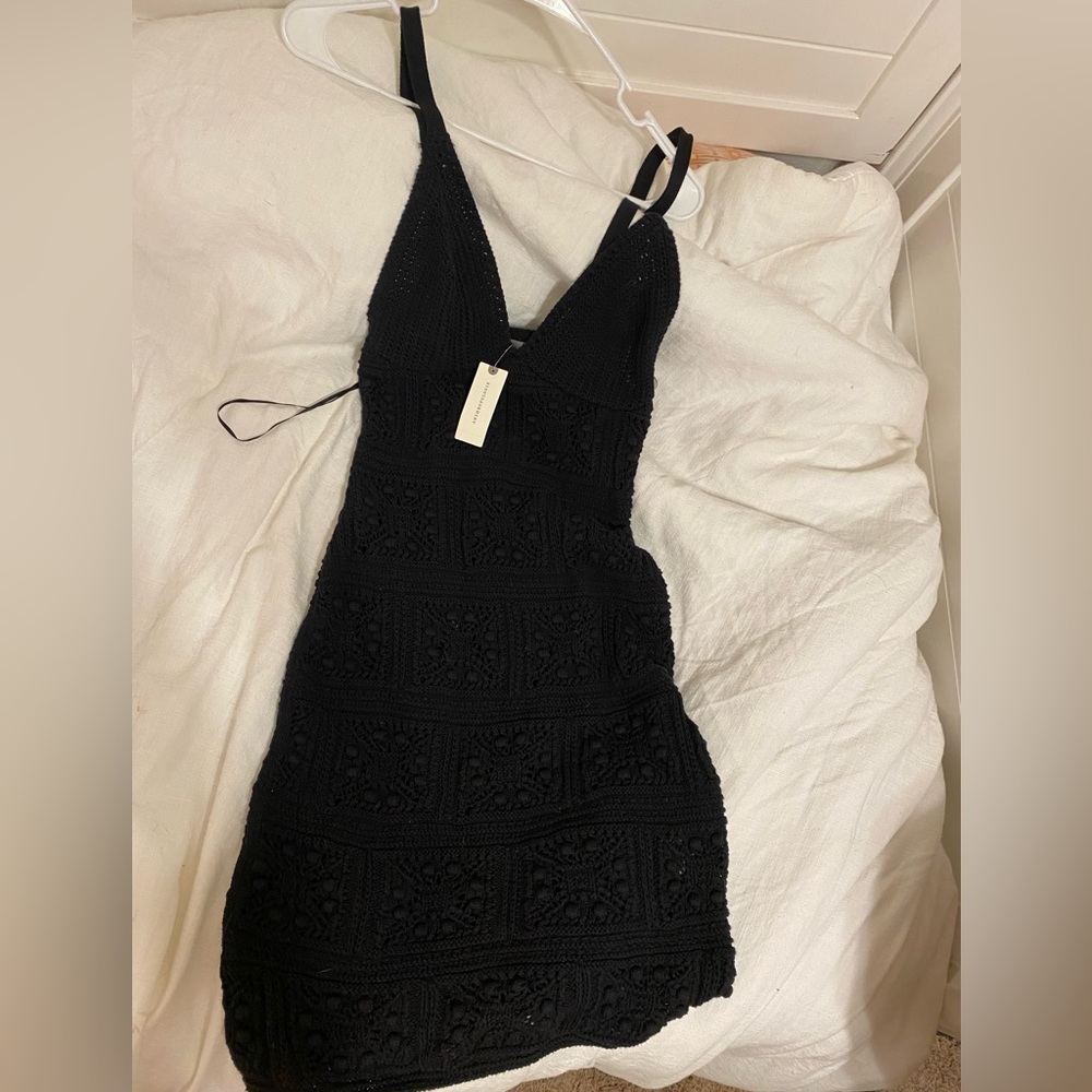 Anthropologie Crochet Midi Dress